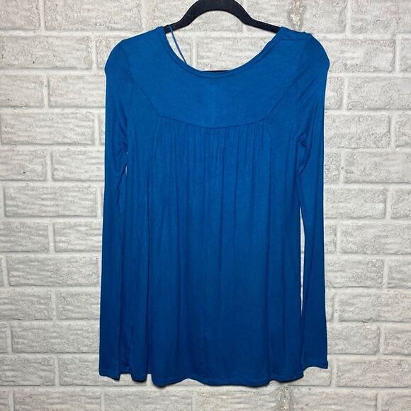 NWT MSRP $48 Free People Love Valley Long Sleeve High/Low Top Women's Size XS - Picture 8 of 9